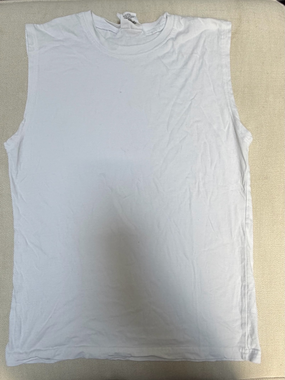 Bottlecapps Solid White Tank Top - Lightweight Basic